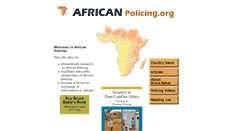 Desktop Screenshot of africanpolicing.org