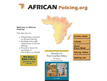 Tablet Screenshot of africanpolicing.org